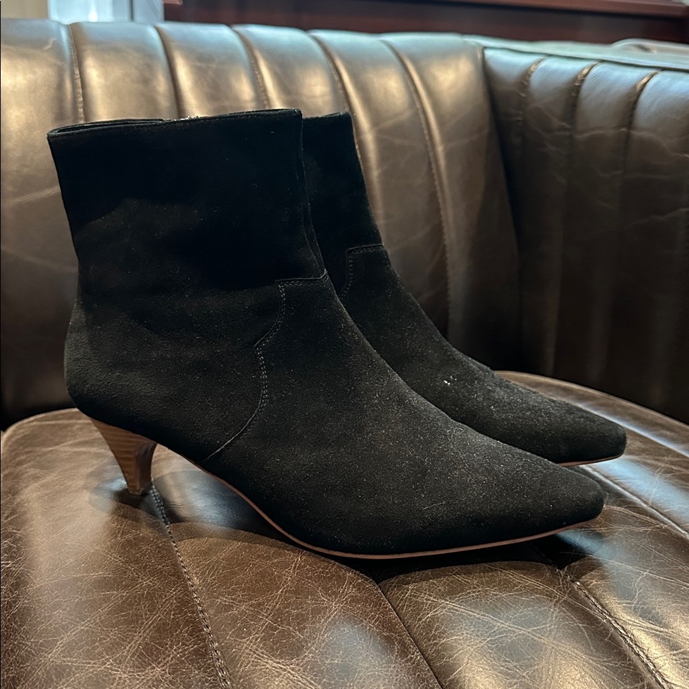 Black Suede Ankle Boots by Sofie Schnoor.